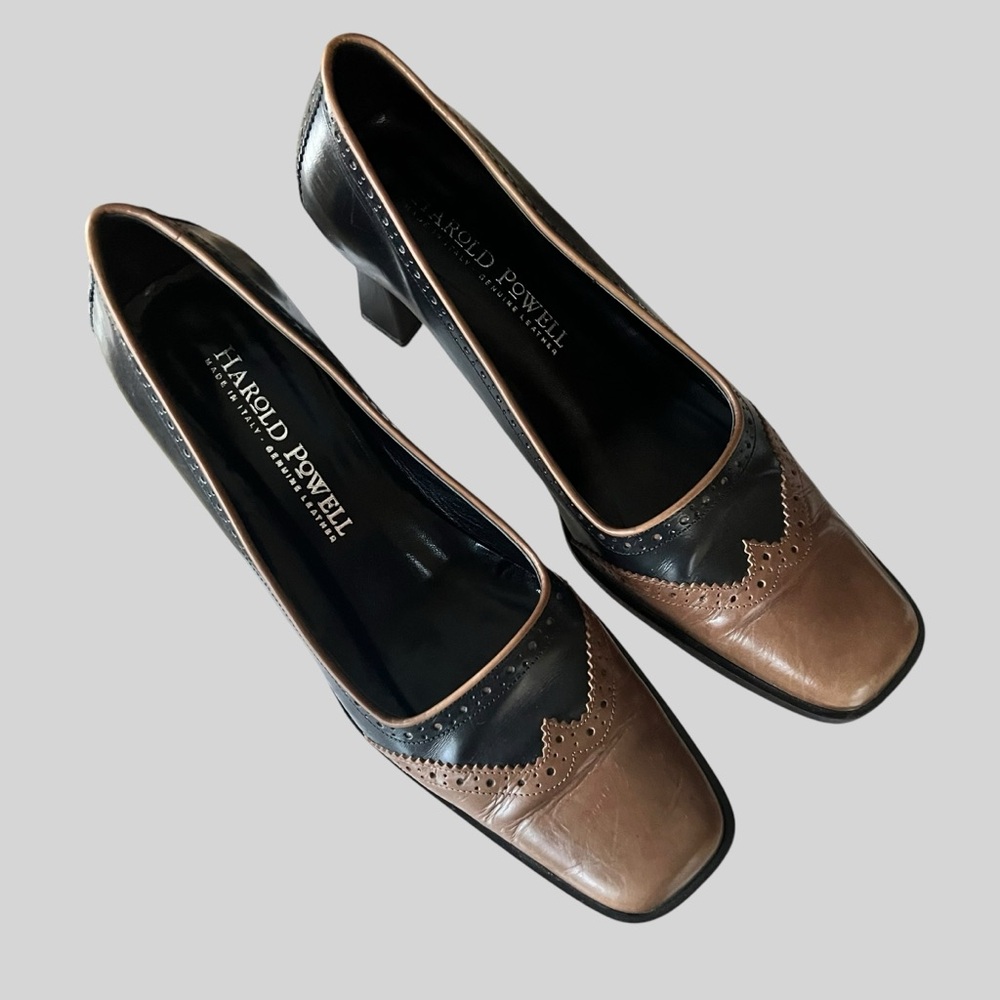 HAROLD POWELL Vintage Women’s Genuine Leather Shoes.